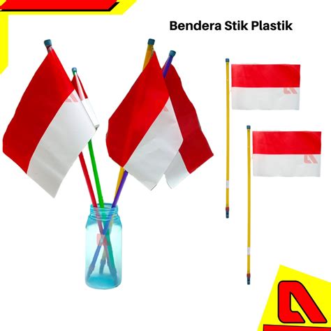 Jual Bendera Stik Plastik Merah Putih Shopee Indonesia