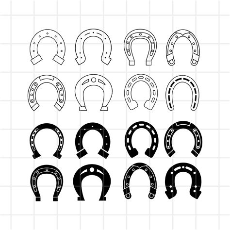 Horseshoe Svg Horse Shoe Svg Western Svg Horse Svg Cowboy Etsy