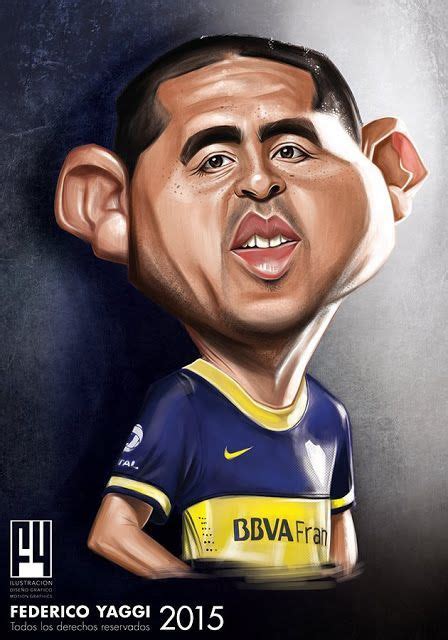 Born 24 june 1978) is an argentine retired footballer. JUAN ROMAN RIQUELME ( CARICATURA DE FEDERICO YAGGI ...