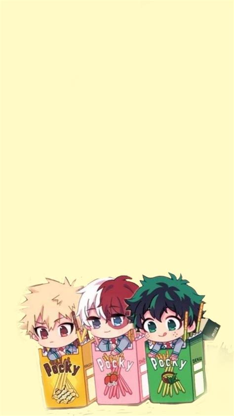 Deku Kacchan And Shouto Cute Fondo De Pantalla De Anime Dibujos