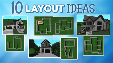 10 Free House Layouts Exteriors Roblox Bloxburg Youtube