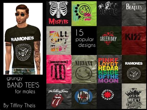 Sims 4 Cc Band Shirts