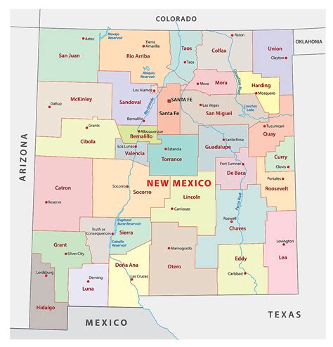 New Mexico Maps And Facts World Atlas