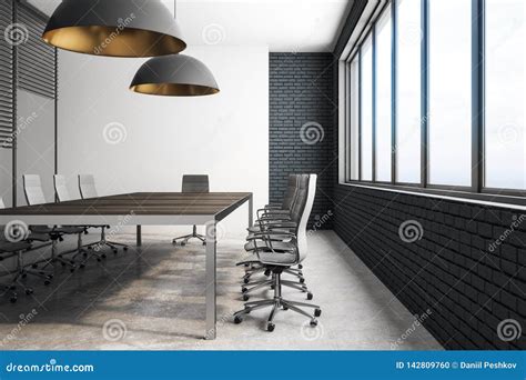 Luxury Conference Room Interior Stock Illustration Illustration Of