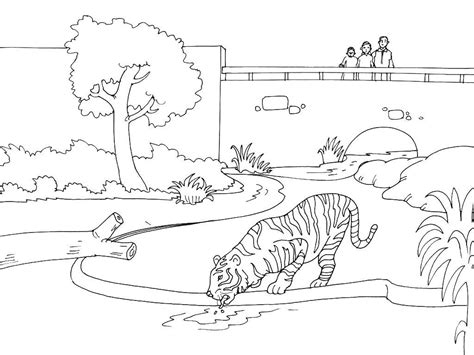 Zoo 12 Coloriages Animaux Zoo