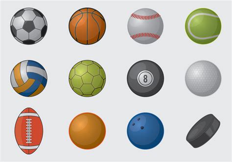 Sports Balls 125499 Vector Art At Vecteezy