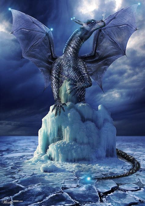 Icedragon By Donfantasy 1st Place Entry In Dragons 5 Ice Dragon Fairy