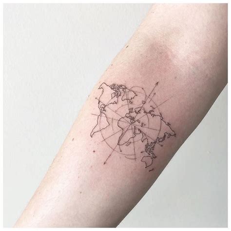 Attention Travelers These 100 Map Tattoos Will Give You Major