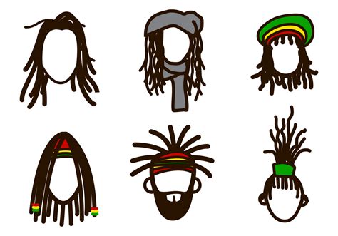 Dreads Vector Vector Art At Vecteezy