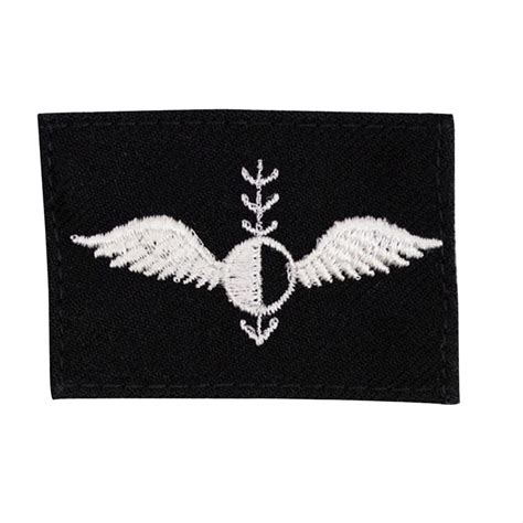 Striker Ag Rating Badge On Blue Serge Wool For Aerographer Ratings