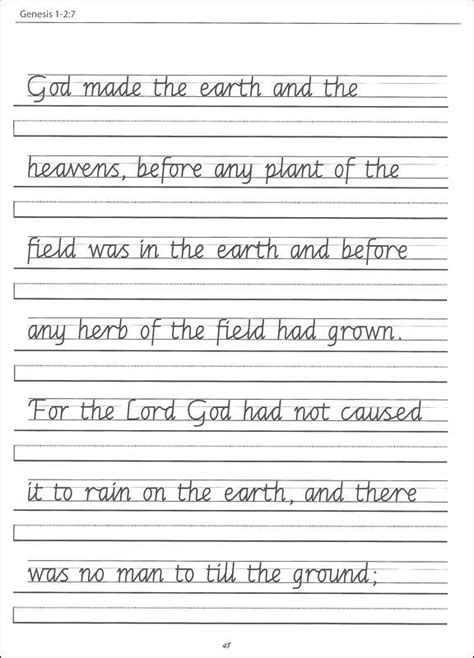 4th Grade Cursive Worksheets Main Ideas Worksheets Scripture Character