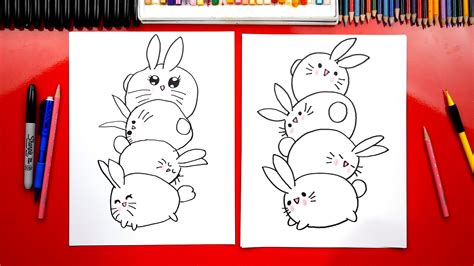 How To Draw A Bunny For Kids