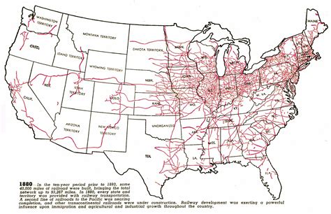 Map Of The United States In 1880 Map Of The United States