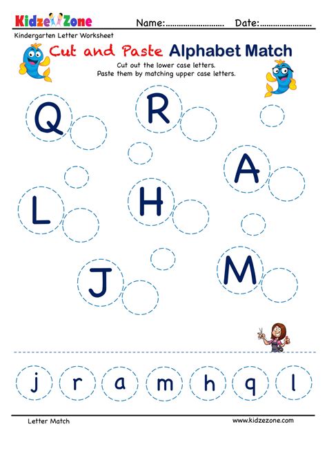 Alphabet Worksheets For Kids Alphabet Free Activities For Kindergarten