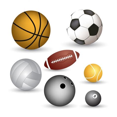 Sports Balls Collection Vector Free Download