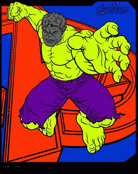 Hulk The Hero Coloring Page Printable Hulk The Hero