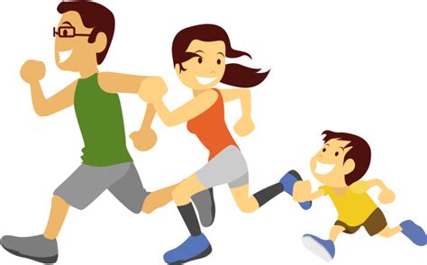 Active Parents Raise Active Kids1 Physically Active Animation Clipart