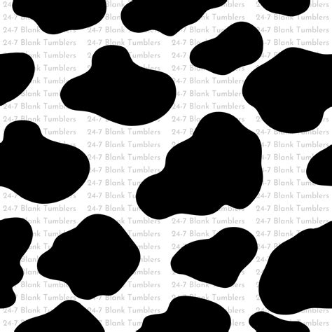 Cow Pattern Svg Cow Print Svg Animal Print Svg Digital Etsy