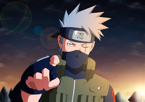 Wallpaper Illustration Digital Art Anime Cartoon Hatake Kakashi