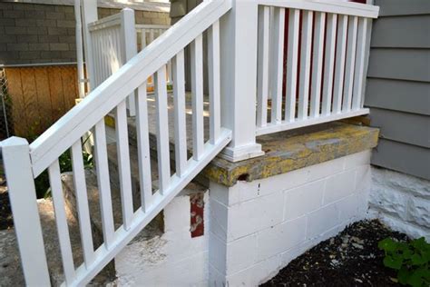 Painting A Concrete Porch Newlywoodwards Painted Front Porches