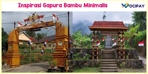 10 Inspirasi Gapura Bambu Minimalis Unik Dan Sederhana MOCIPAY