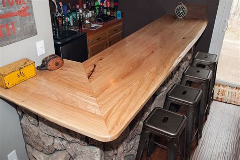 Bar top epoxy | commercial grade bartop epoxy. Handmade Residential Bar Top by Yendrabuilt | CustomMade.com