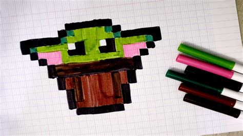 Pixel Art Bebe Yoda Facile Pixel Art Grid Gallery