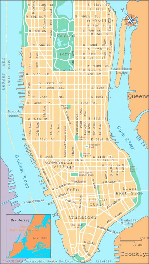 Free Printable Street Map Of Nyc