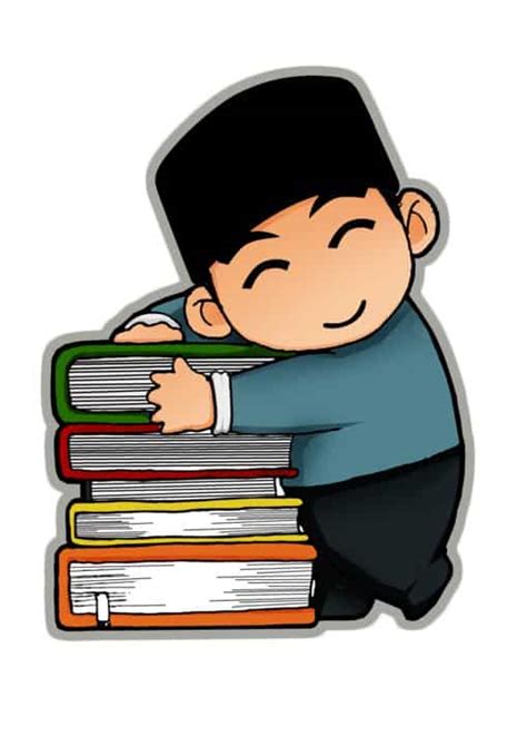 Gambar Kartun Anak Muslim Membaca Buku Gambar Anak Muslim Membaca