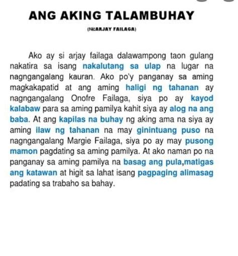 Paano Gumawa Ng Talambuhay Hot Sex Picture