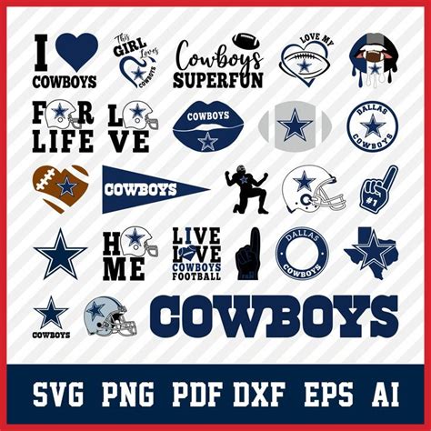 Dallas Cowboys Svg Bundle Cowboys Svg Dallas Cowboys Logo Dallas