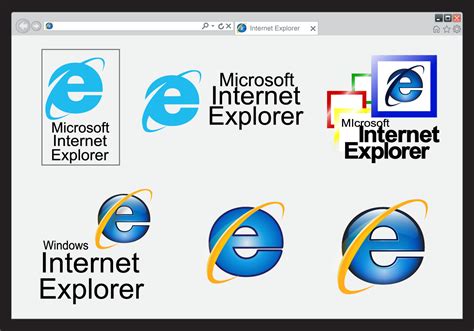 Internet Explorer Browser Icons 140523 Vector Art At Vecteezy