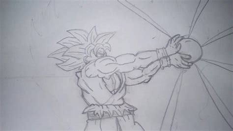 Goku Kamehameha Dibujo