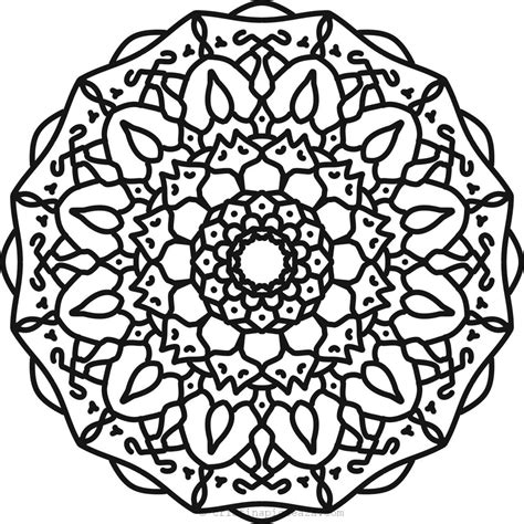 Imagini De Colorat Mandala Coloring To Print