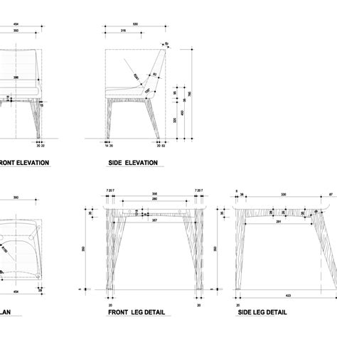 Chair Cad Files Dwg Files Plans And Details