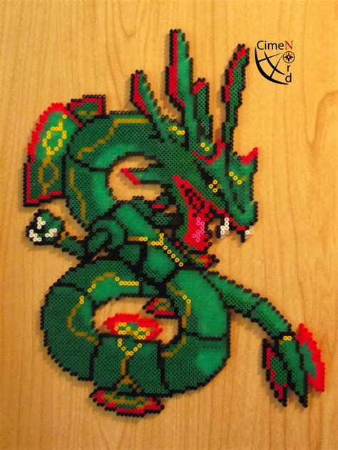 N Fake Mega Rayquaza Perler Beads By Cimenord On Deviantart