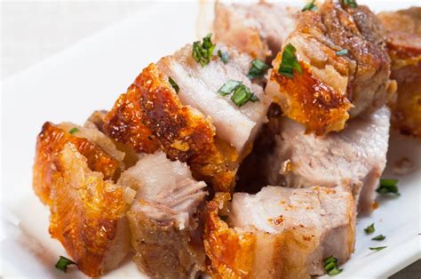 Manila Lechon Kawali Filipino Crispy Fried Pork Belly Hot Sex Picture