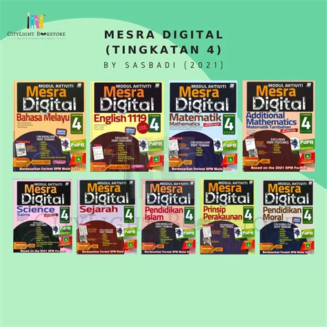 Citylight Buku Latihan Modul Aktiviti Mesra Digital Tingkatan 4 Kssm