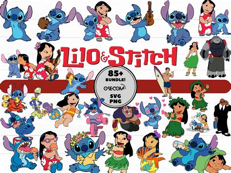 Lilo And Stitch Svg Bundle Files Lilo And Stitch Svg For Etsy Australia