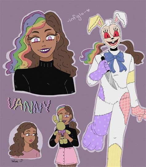 Updated Vanny Design By Infiglo On Deviantart Anime Fnaf Fnaf