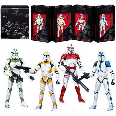 Star Wars Black Series Clone Troopers Of Order 66 Action Figure 4 Pack