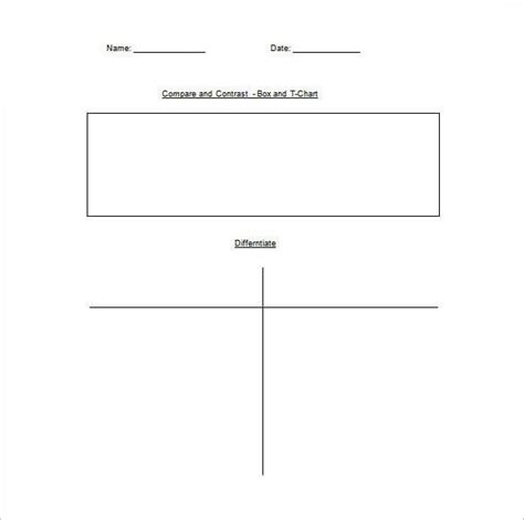 Microsoft Word T Chart Template A Visual Reference Of Charts Chart