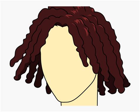 Transparent Male Hair Png Cartoon Dreads Png Free Transparent Clipart ClipartKey