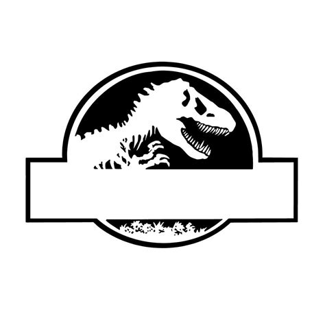 Jurassic World Blank Logo Svg Jurassic Park Svg Trending S Inspire