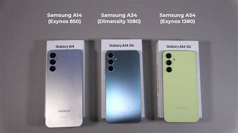 Samsung Galaxy A14 Vs Galaxy A34 Vs Galaxy A54 Antutu Benchmarks