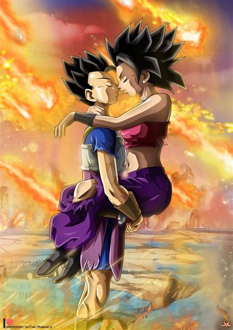 Caulifla X Cabba By Maniaxoi Dragon Ball Gt Dragon Z Dragon Ball