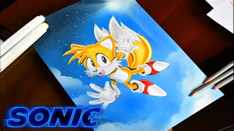 Como Dibujar A Tails Clasico De Sonic Boom La Pelicula 2020 Drawing