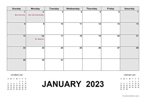 Free 2023 Calendar Template Download In Word Illustrator Psd 2023