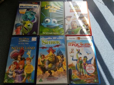 6 Disney Pixar Dreamworks Warner Bros Vhs Video Bundle Ebay