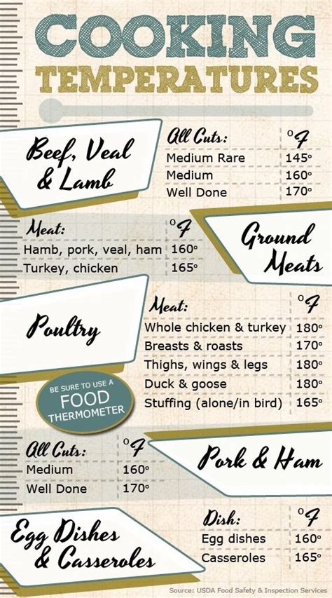 Cooking Temperatures And Why You Should Use A Meat Thermometer